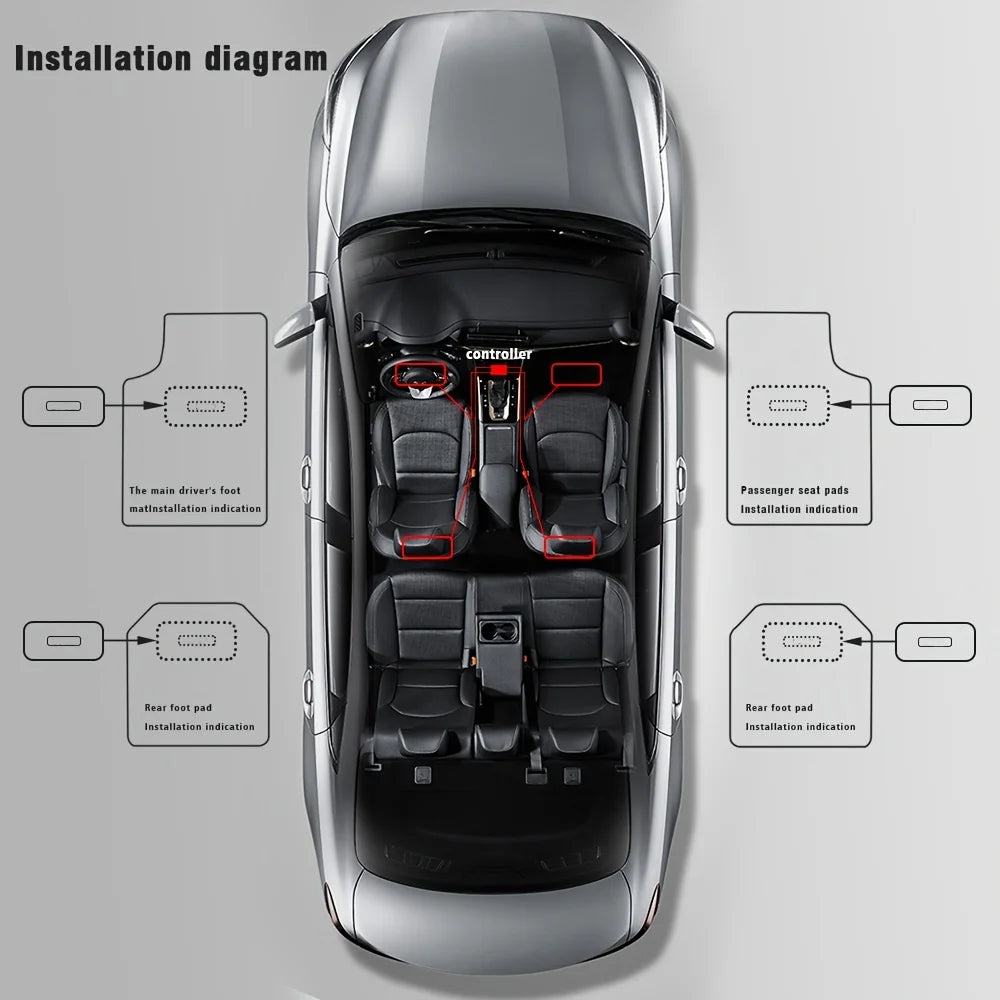 Personalized Car Floor Mat Light