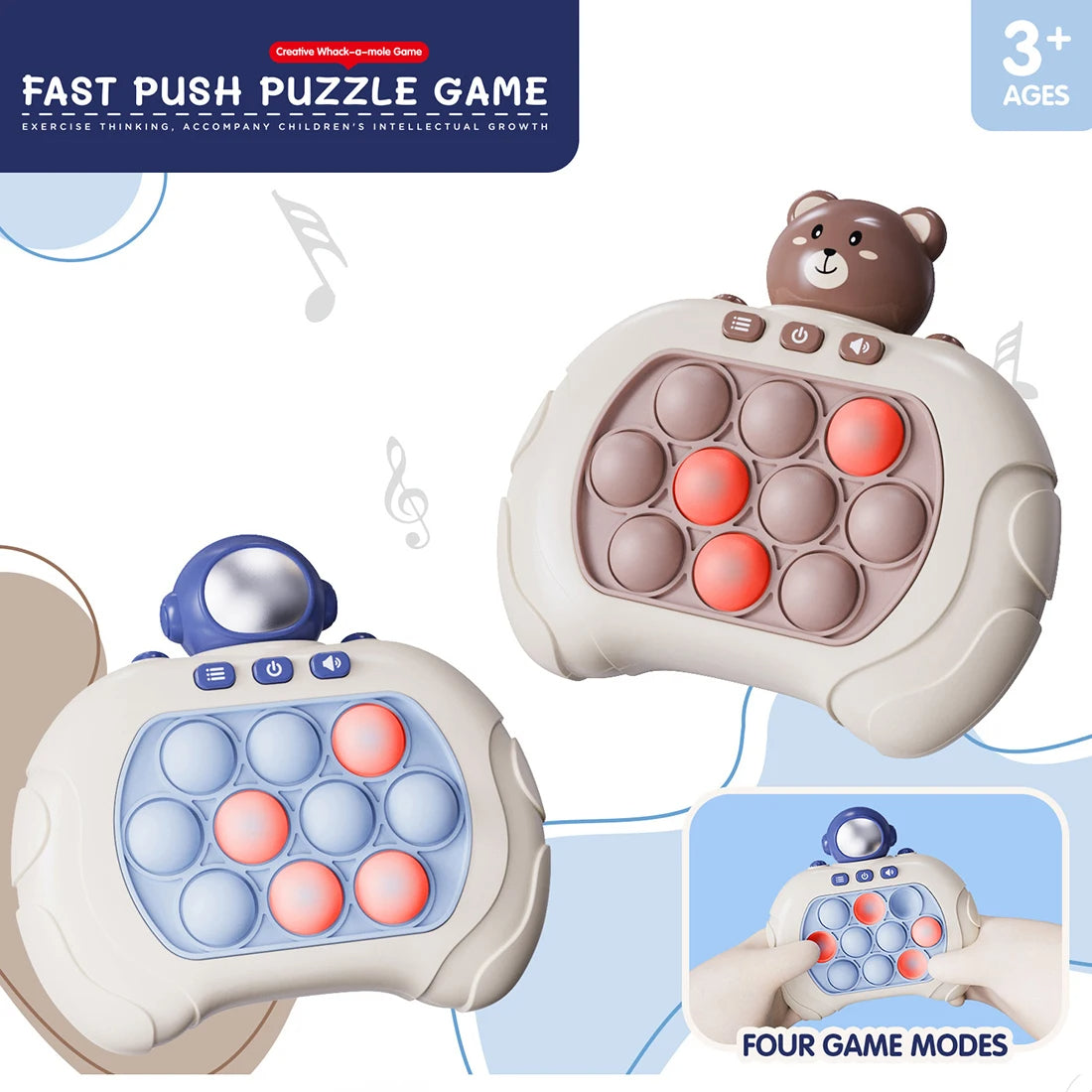 Pop It Game Toy Anti-Stress for Adults & Kids